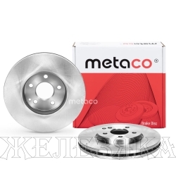 Диск тормозной MERCEDES W211 2.4-3.2CDi 03> передний (к-т 2шт) METACO